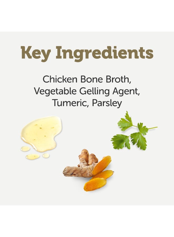 Applaws Taste Toppers Chicken Bone Broth with Turmeric & Parsley Wet Dog Food Pouch 200g - Image 2