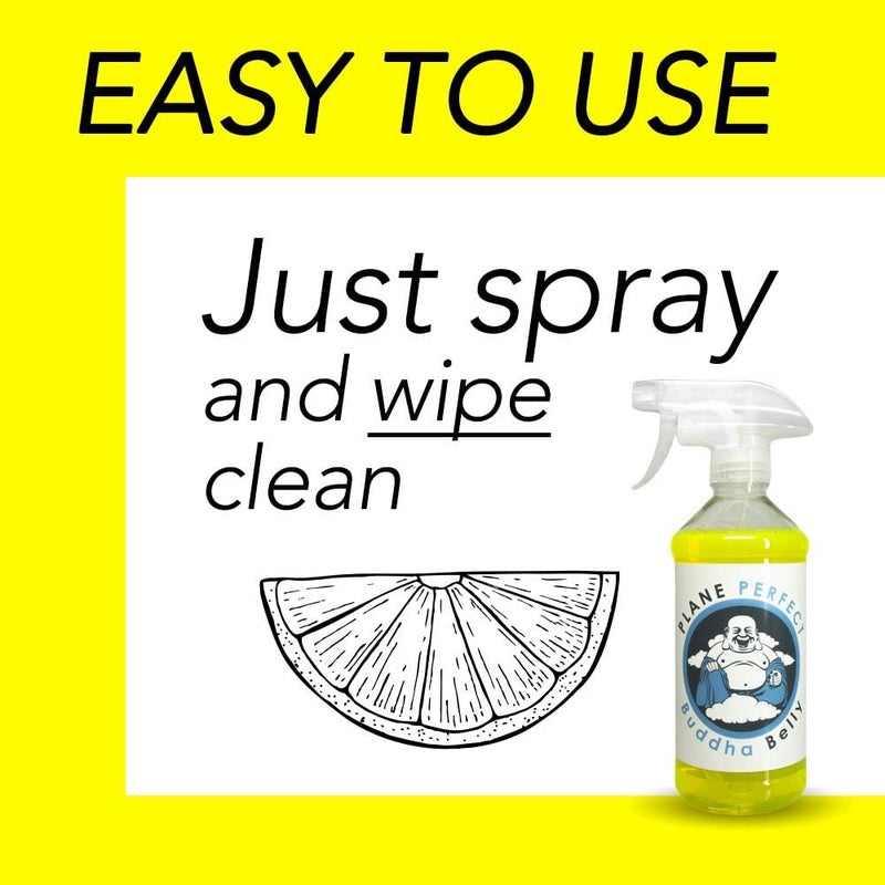 Plane Perfect Buddha Belly Oil & Grease Cleaner - 16oz, Aviation Grade Degreaser Cleaner Heavy Duty, Automotive Engine Cleaner and Degreaser Spray, Multi Surface Cleaner for Airplanes, Trucks & Cars - Image 4