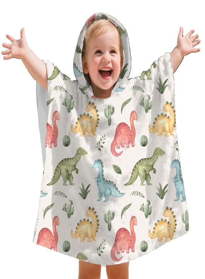 Happy Flute Baby Towels with Hood - Soft Hooded Towels for Kids 0-4 Years, Baby Bath Towels & Wash Cloths-Ideal Baby Beach Towel & Newborn Baby Towels for Girls & Boys (Dinosaur) - Image 2