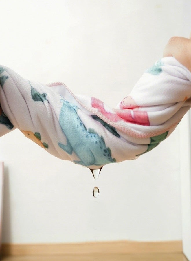 Happy Flute Baby Towels with Hood - Soft Hooded Towels for Kids 0-4 Years, Baby Bath Towels & Wash Cloths-Ideal Baby Beach Towel & Newborn Baby Towels for Girls & Boys (Dinosaur) - Image 4