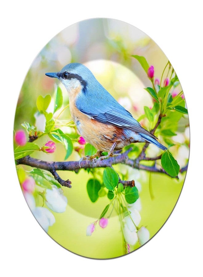 JIKRAA® Rare Handcrafted Natural Bird Ceramic Designer Plate/Platter With Stand, Decorative Plates for Living Room I 8 Inch - Image 2
