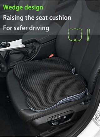 4D Memory Foam Seat Cushion Black