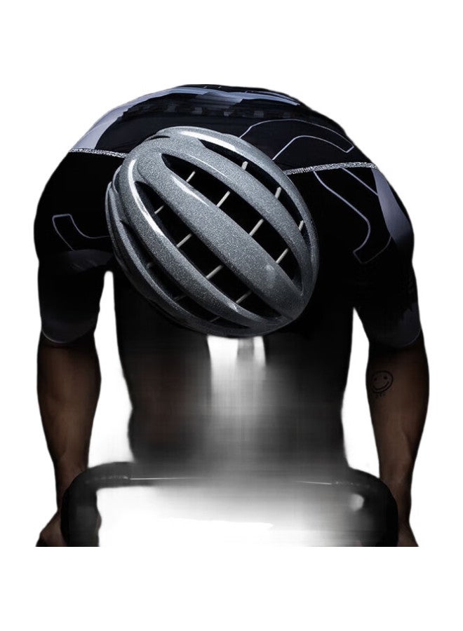 Sunrimoon Night Riding Helmet Road Bike 3D-Grid Integrated Molding Cs-57 [Starlight] M - Image 2