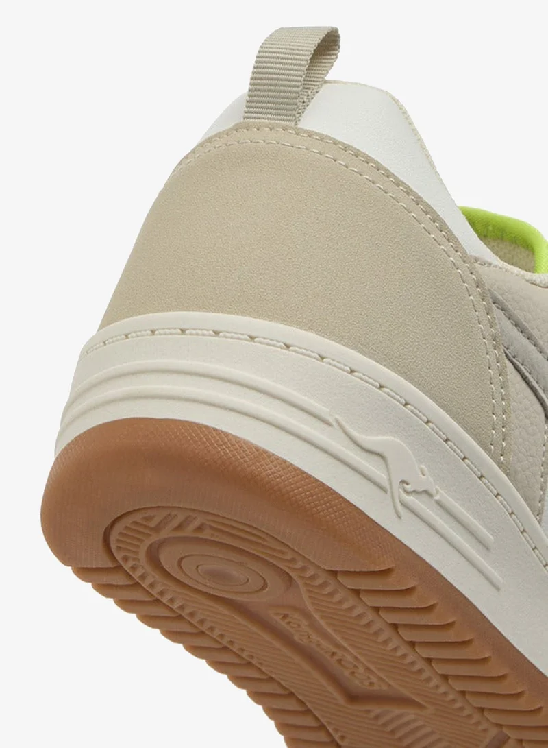 kangaROOS Women's Panelled Sneakers with Lace-Up Closure