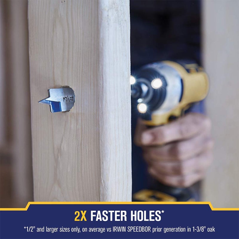 Irwin Tools SPEEDBOR Spade Wood Drill Bit 1 X 16 (88716) - Image 4