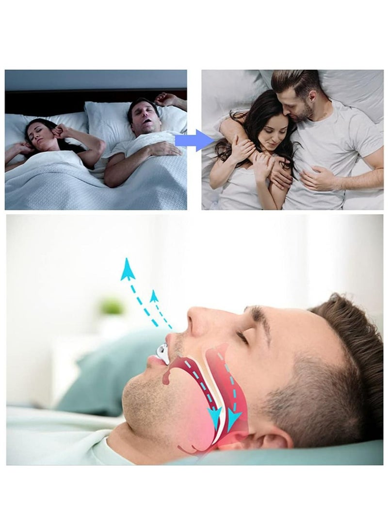 إسكدنيا مضاد للرن - دوامة لتوقف الرن للفم أمامية للليل لمنع طحن الأسنان والتوقف عن الرن - Image 4