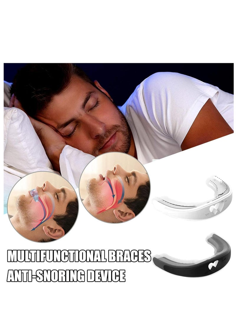 إسكدنيا مضاد للرن - دوامة لتوقف الرن للفم أمامية للليل لمنع طحن الأسنان والتوقف عن الرن - Image 2