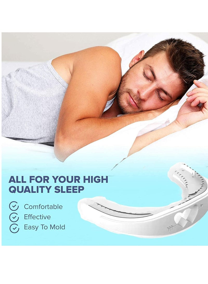 إسكدنيا مضاد للرن - دوامة لتوقف الرن للفم أمامية للليل لمنع طحن الأسنان والتوقف عن الرن - Image 3