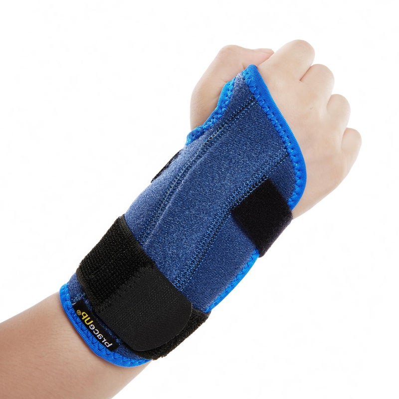 BraceUP Stabilized Kids Wrist Brace- Youth Wrist Support, Kids Wrist Splint, Child Wrist Brace for Daily Use, Boys and Girls height 3â€™3â€ to 4â€™11â€, size 3-12 (Right Hand) - Image 1