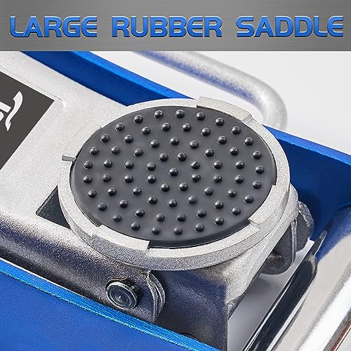 TONDA Floor Jack, Low Profile 2 Ton Hydraulic Aluminum and Steel Car Jack with Dual Pump System, Rapid Lift, Blue - Image 5