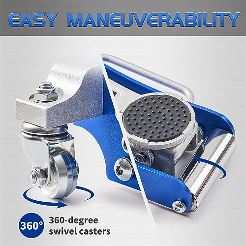 TONDA Floor Jack, Low Profile 2 Ton Hydraulic Aluminum and Steel Car Jack with Dual Pump System, Rapid Lift, Blue - Image 4