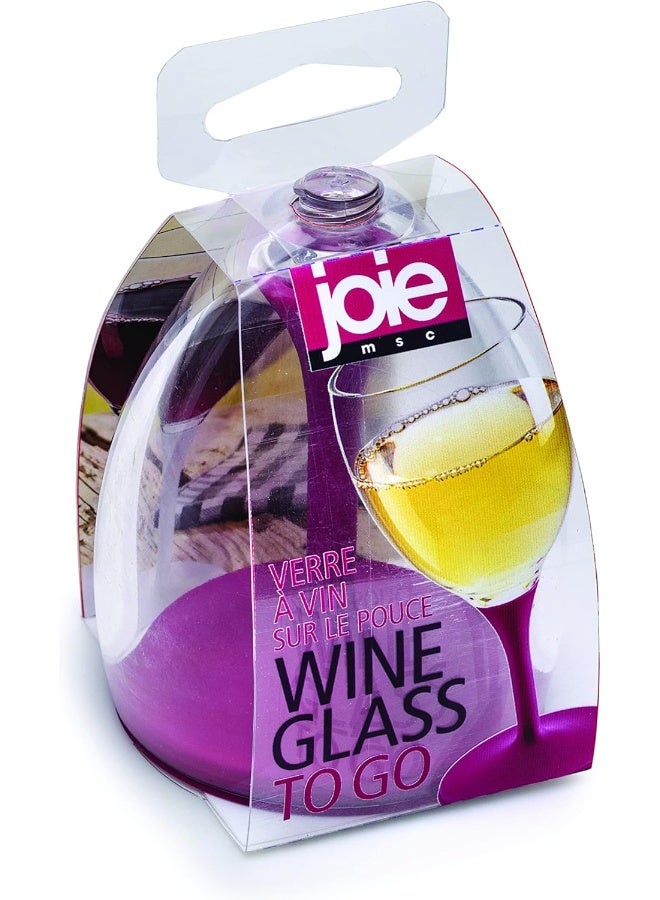 Joie Wine Glass To Go, Portable Wine Glass, Detachable Stem, BPA-free