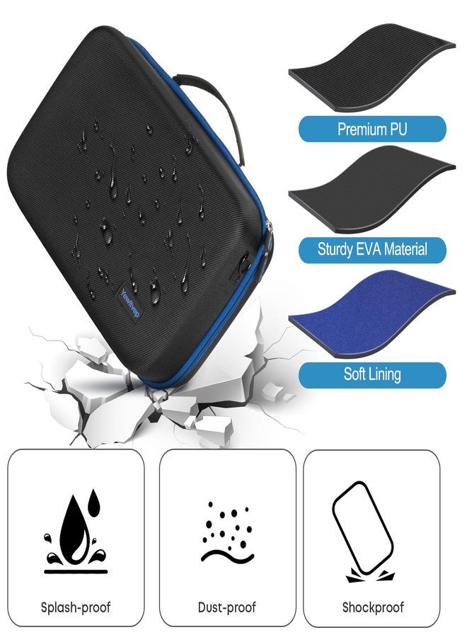 Yewltvep Card Deck Box with Portable Hard Case, 6 Pack Clear Commander Deck Box with 6 Dividers Fits 600+ Double Sleeved Cards, Fit for MTG, TCG, YuGiOh, Sports Cards with Shoulder Straps - Image 5