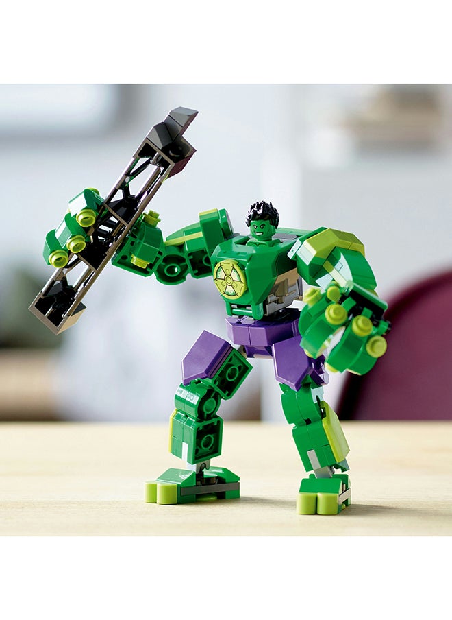 LEGO - Marvel Hulk Mech Armour 76241 Building Toy Set; Collectible Avengers Figure for Hands-On Action; Movable Mech with Minifigure; Birthday or Any-Day Gift for Young Super Heroes and All Kids Aged 6+ (138 Pieces) - Image 1