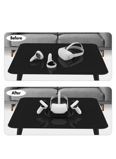 KASTWAVE Charging Dock for Oculus Quest 2, Touch Controller and Headset Placement Display Stand Contact Charging Table Stand Auto-attached USB-C Magnetic Charging  - Image 3