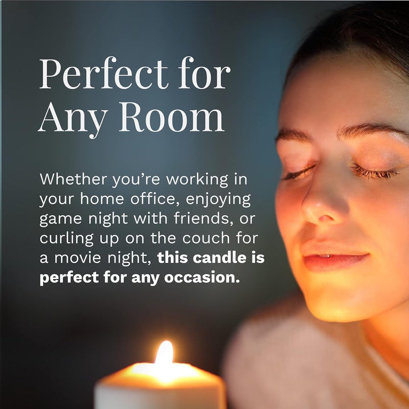 Candle-Lite Everyday Scented Moonlit Starry Night 3-Wick Jar Candle, 18 oz, Gray - Image 3