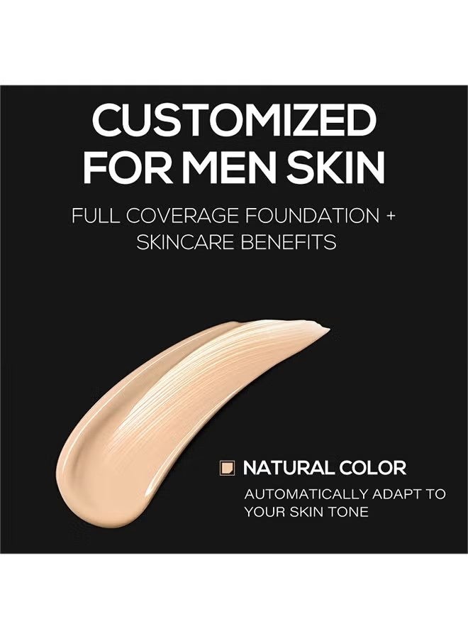 Laikou Mens Full Cocerage Concealer, Mens BB Cream Foundation, BB Cream Light, Face Moisturiser For Oily Skin, Concealer For Mature Skin, Face Make-Up, Anti Age Face Cream, Anti Redness Cream For Face 40g - Image 3