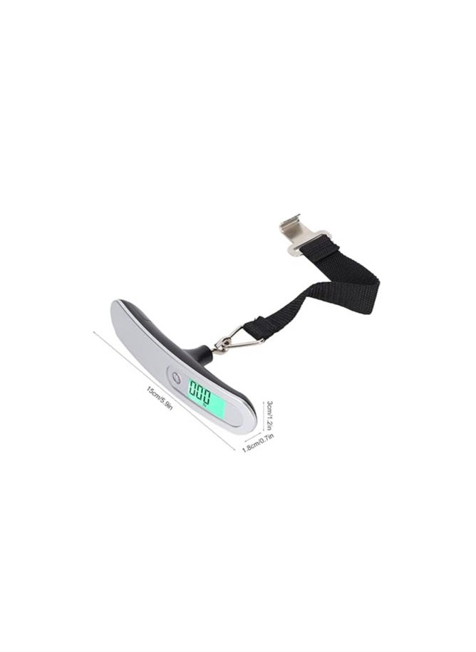 MIRFA LCD Display Portable Digital Luggage Weighing Scale (Silver Sleek)  - Image 2