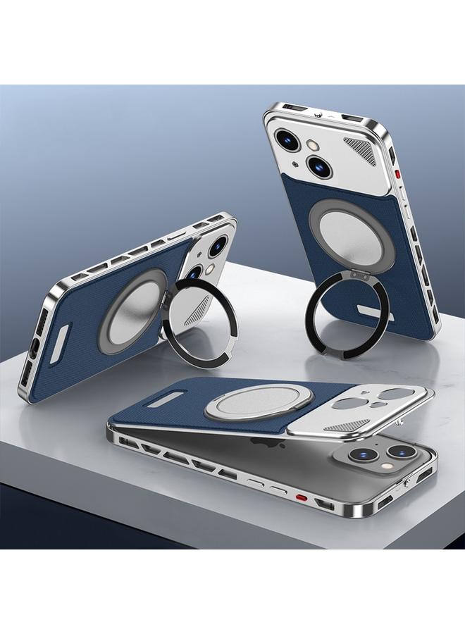 S-TOP Case For iPhone 13 Metal Snap Buckle 360 Degree Rotating MagSafe Magnetic Holder Phone Case - Image 1