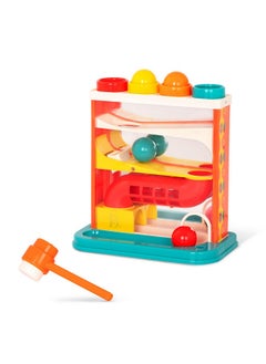 B. Toys Whacky Ball Pounding Toy 4 Colorful Balls & Hammer Pound & Play Developmental & Educational Toy For Toddlers, Kids 12 Months +  - Image 1