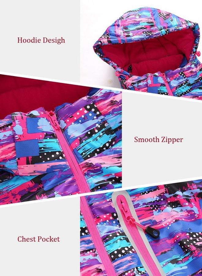HOTIAN Boys Ski Jacket Snow Jacket Pants Suits Windproof Waterproof Winter Coats, Style3, 14 - Image 4