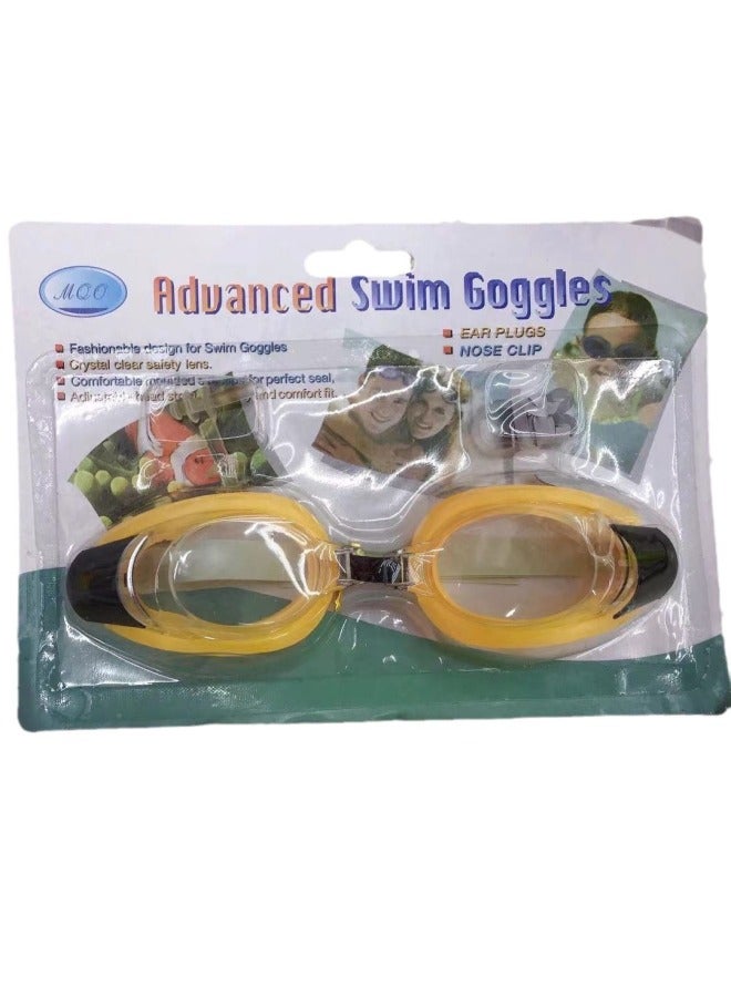 Generic Cheap Swimming Goggles With Nose Clip Earplugs Unisex Flat Light Swimming Glasses (cheap Product Quality Is Not Guaranteed)-Color:Multi-color Mixed Hair (a Small Box Of 36 A 288) - Image 5