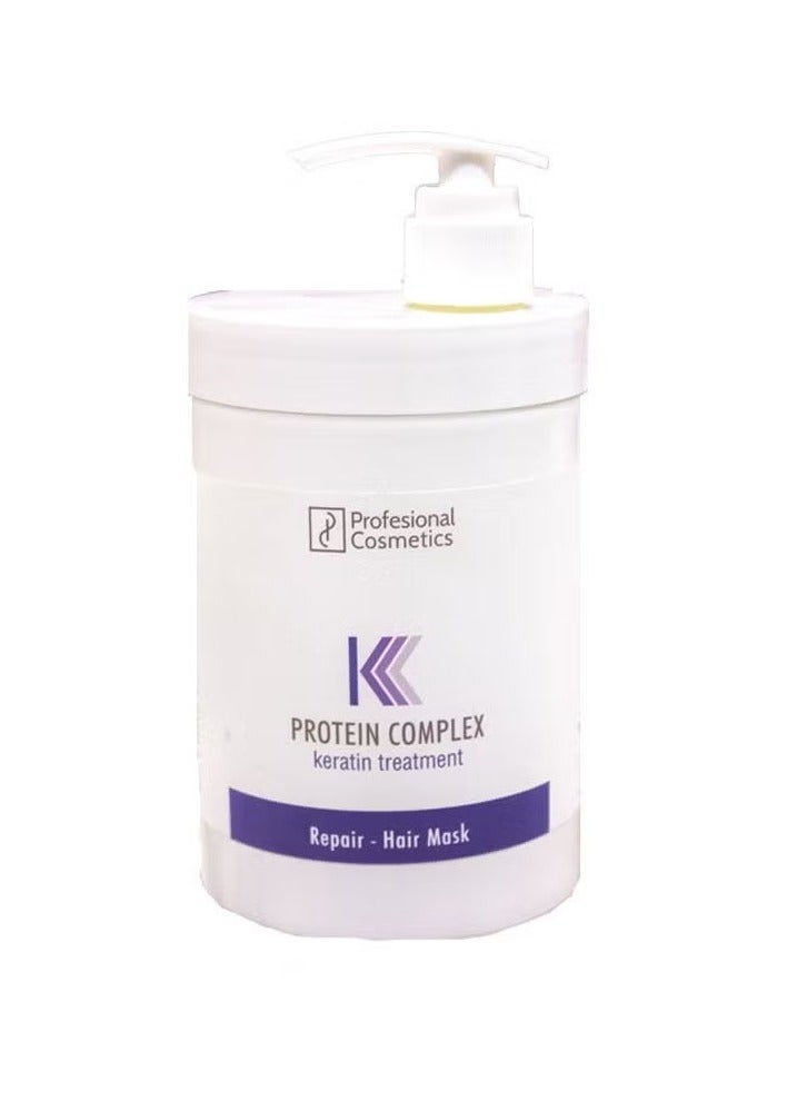 قناع وماسك الشعر مركب يحتوي على البروتين 1000مل