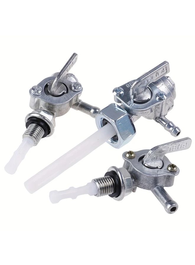 External Thread Fuel Tank Petcock Shut Off Valve Switch Filter For Generator Engine - Image 1