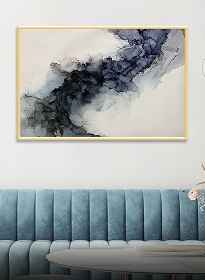 4gdran Canvas Wall Art For Wall Decoration Abstract Design With A Hollow Frame Size 120x80cm One Piece  - Image 1