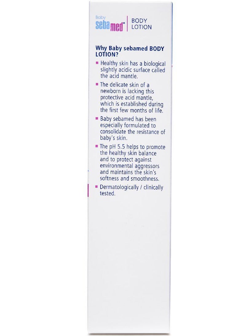 Sebamed Pack Of 2 Sebamed Baby Body Lotion 100ml - Image 4