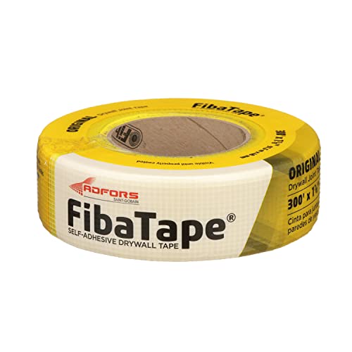 ADFORS Saint-Gobain FDW6429-U FibaTape Drywall Joint Tape, 1-7/8-Inch x 300-Feet, Yellow - Image 1