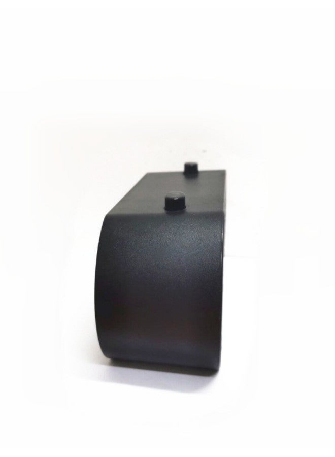 WAOKN Classic Manual Page-turning Alarm Clock, Versatile Desktop Simple Modern Clock, Decompression Button Calendar Ornament, Multi-functional Silent Alarm Clock , Black Color Retro Calendar Clock, Perpetual Desk Alarm Clocks, Time Day Date Display and No Noise Sweep Second Hand Silence Deesktop (Black and White) - Image 3