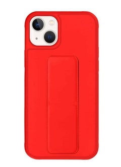 Zolo Finger Grip Holder and standing cover with Car Magnetic Multi-function Shockproof Protective Case Cover For iphone 13 Red  - Image 2