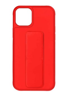Zolo Finger Grip Holder and standing cover with Car Magnetic Multi-function Shockproof Protective Case Cover For iphone 13 Red  - Image 3