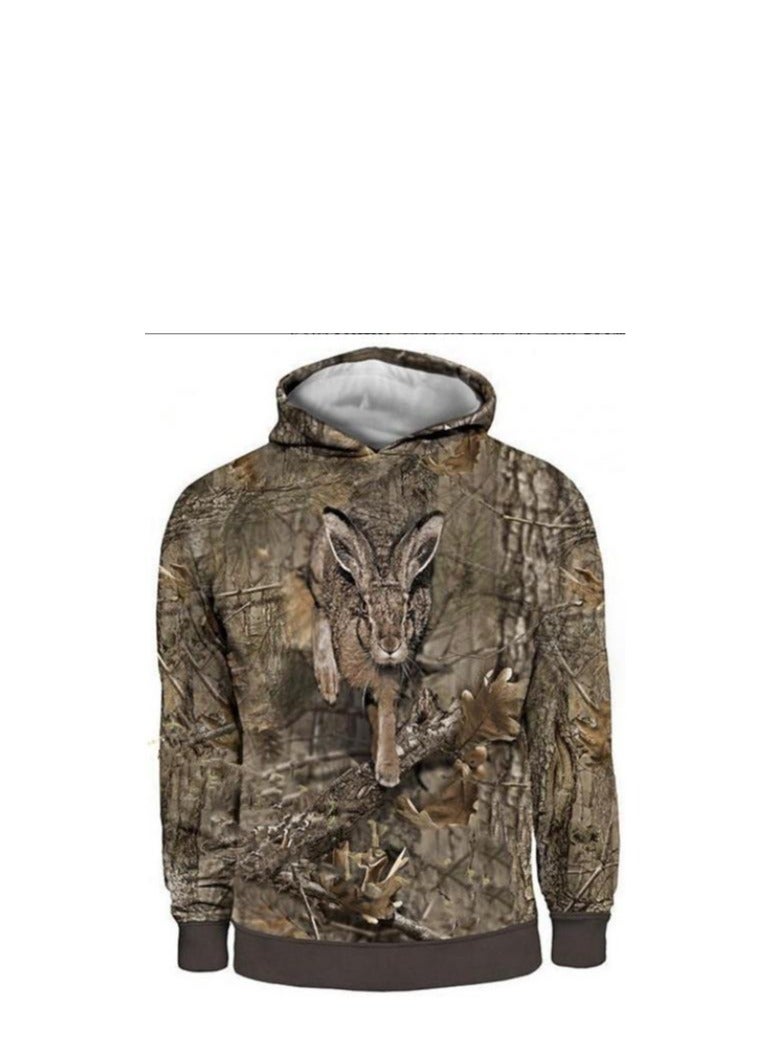 KUYING New Fashion Casual Camouflage Style Hoodie