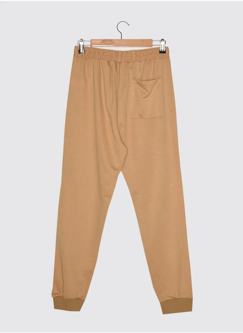 trendyol Side Stripe Cuffed Sweatpants