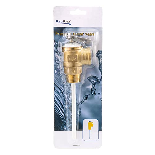 RecPro 3/4" RV Pressure Relief Valve with 4" Epoxy-Coated Probe - Image 5