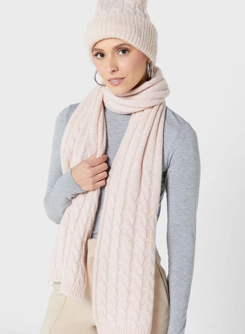 TOMMY HILFIGER Timeless Scarf Beanie Gift Set