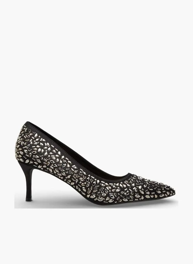 Flora Bella By Shoexpress Women Embellished Stiletto Heel Pumps Ramadan Collections