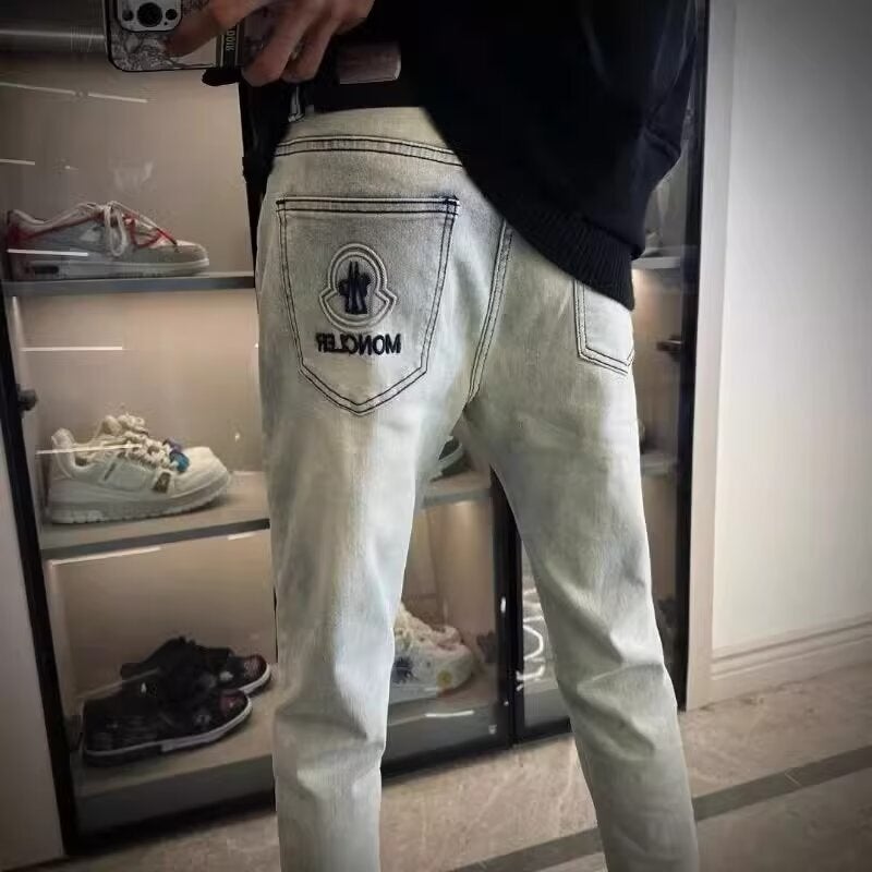 Unisex Classic Denim Jeans Loose Fit Daily Outdoor Wear - Image 4