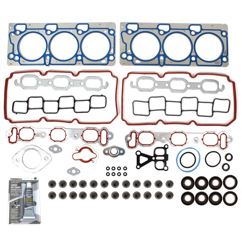 CNS MLS Head Gasket Set Compatible with 0710 ChryslerDodge 35L 3497CC215CID V6 SOHC