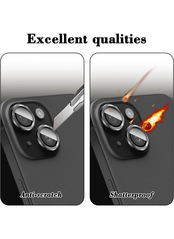 Raxoom Premium Camera Lens Protector for iPhone 16/16 Plus â€“ Tempered Glass with Metal Rings and Auto-Alignment Feature - Image 5