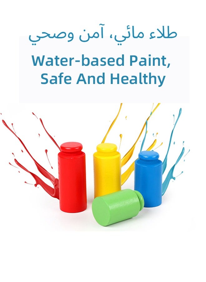 Beauenty Wooden Montessori Balance Scale for Kids | 6-Weight Math Learning Toy, STEM Educational Counting  Sorting Game | Classroom  Homeschool Toys for Ages 3-8 - Image 4