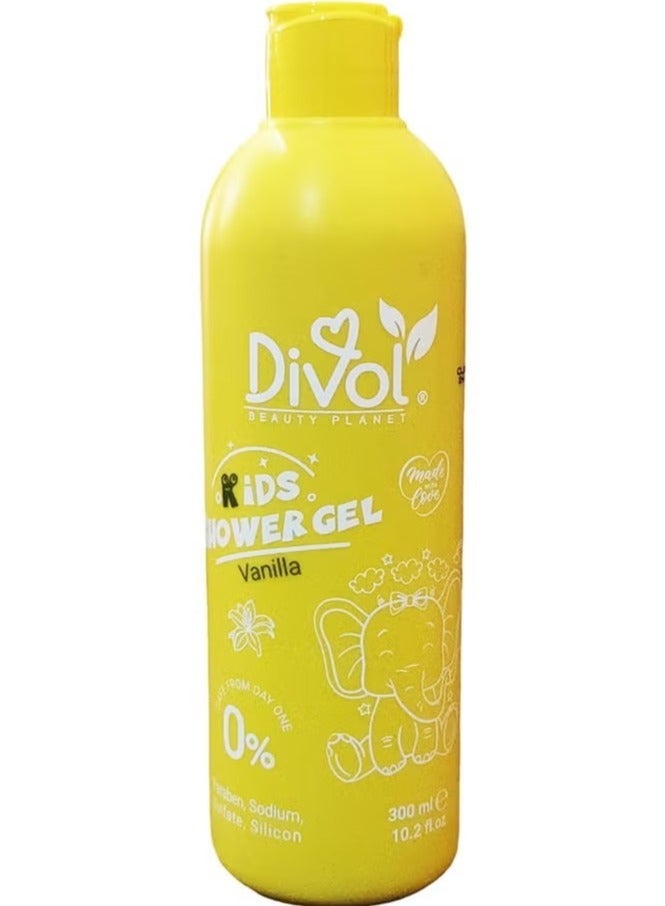 Divol Kids Shower Gel Vanilla 300ml - Image 1
