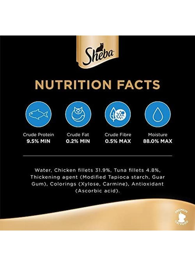 Sheba Fillet Cat Eat Wet Chicken With Sustainable Tuna Natural Chicken Breast. This Wet Food Is Made For Reliable Consumption Rich In Essential Food Requirements For Cats 2 Oz - Image 4