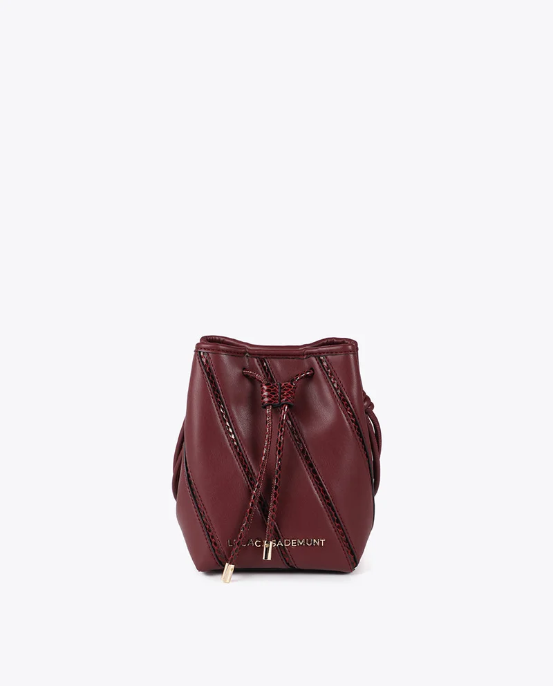 Lola Casademunt Shoulder Bag with Snake Effect Details