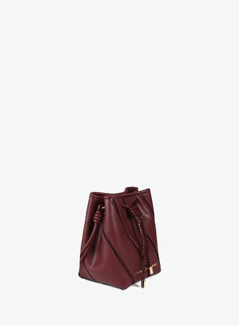 Lola Casademunt Shoulder Bag with Snake Effect Details