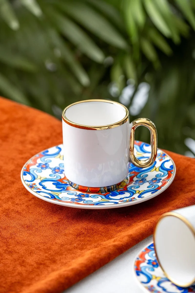 Acar Las Heras Coffee Cup Set for 6 People - 90 ml