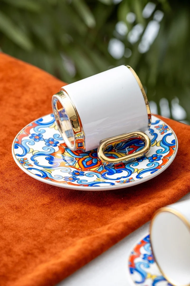 Acar Las Heras Coffee Cup Set for 6 People - 90 ml