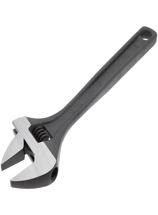 Paramount Black Oxide Vanadium Steel 15" Adjustable Wrench: 1-11/16 inch Jaw Capacity - Image 4